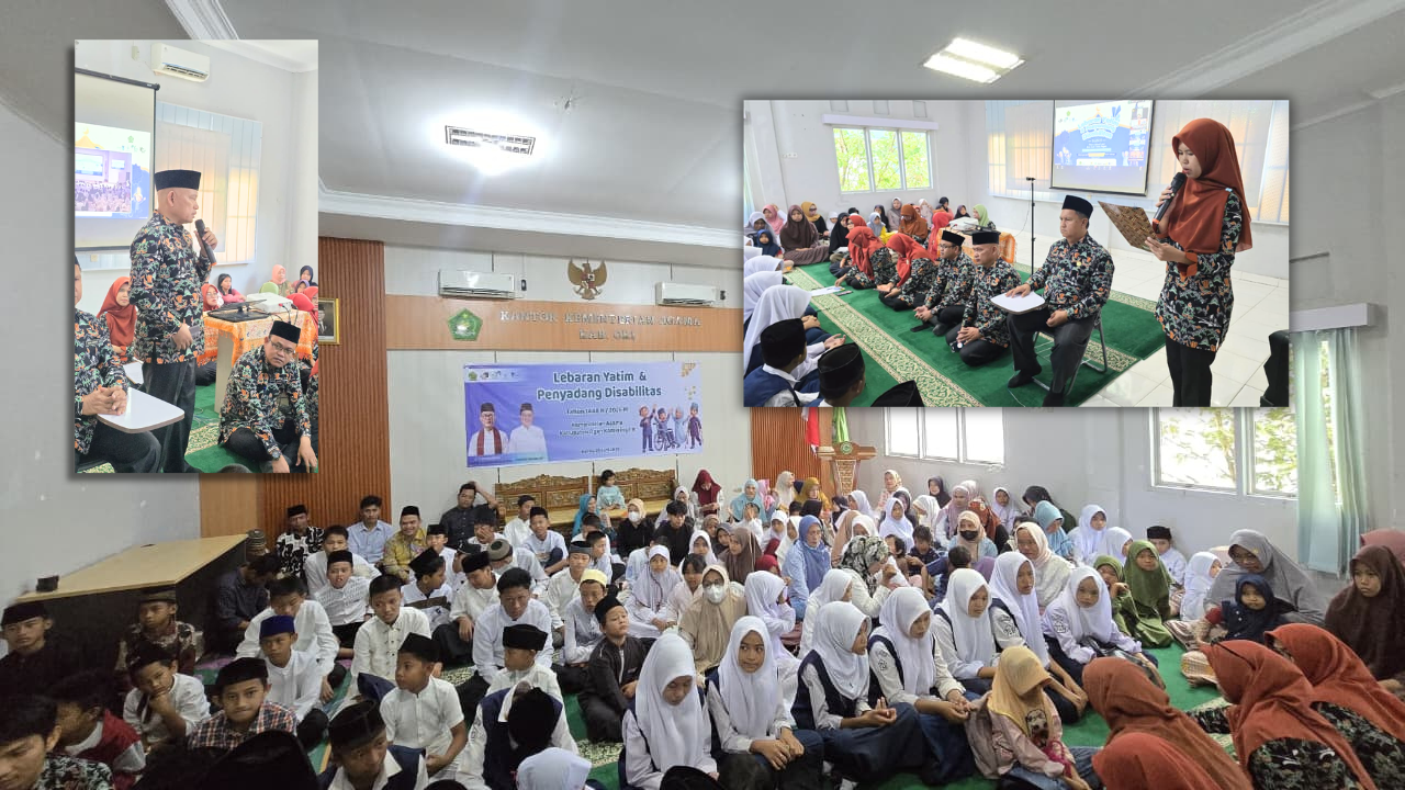 Kemenag OKI Tebar Kepedulian di 10 Muharram, 327 Santunan Anak Yatim Disalurkan